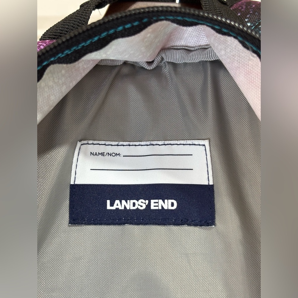 Lands' End ClassMate Backpack galaxy print - Picture 7 of 12